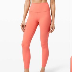 NWOT Lululemon Align Pant II 25" - Cool Rustic Coral